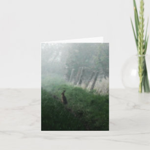 Carte De Remerciements "The Hare I Saw in My Dream"  Blank Card