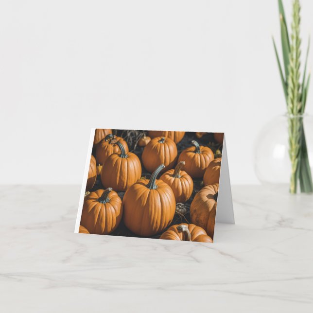 Carte De Remerciements The Pumpkin Patch (Devant)