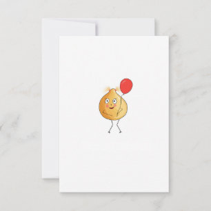 Carte De Remerciements Thème pois chiche, design pois chiche