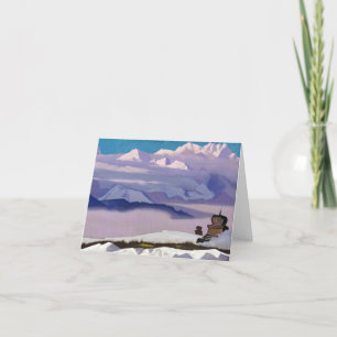 Carte De Remerciements Tibet par Nicholas Roerich