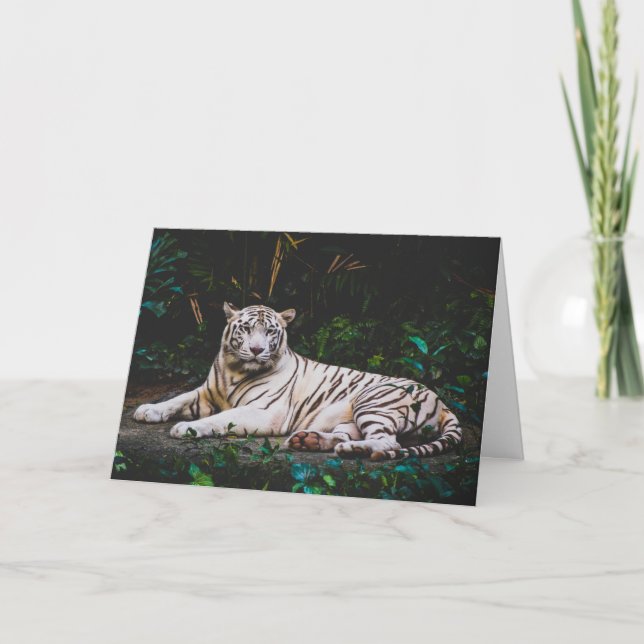 Carte De Remerciements Tigre (Devant)
