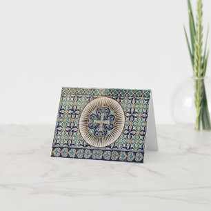 Carte De Remerciements Tile turque