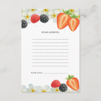 Carte De Remerciements Time Capsule First Birthday Card