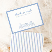 Toile De Jouy Baby shower Bleu Bleu Whimsical