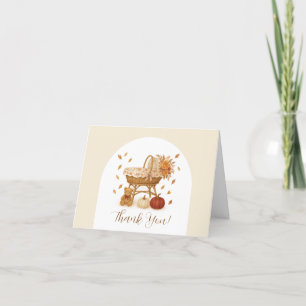 Carte De Remerciements Tomber dans Love Boho Baby shower