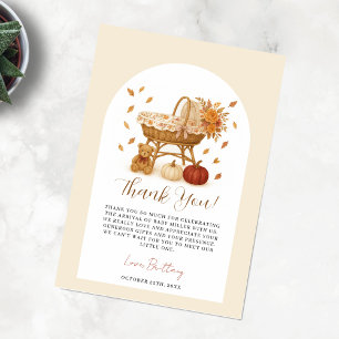 Carte De Remerciements Tomber dans Love Boho Baby shower