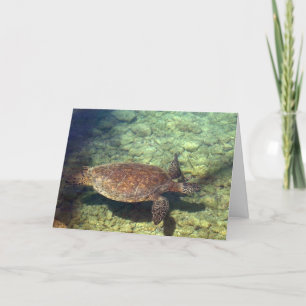 Carte De Remerciements Tortue de mer de Kohala