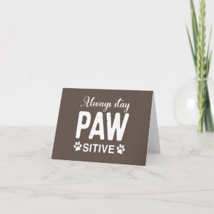 Carte De Remerciements Toujours rester attentif aux PAW