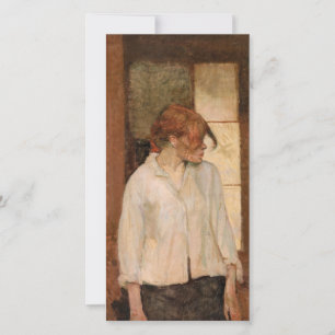 Carte De Remerciements Toulouse-Lautrec - A Montrouge, Rosa La Rouge