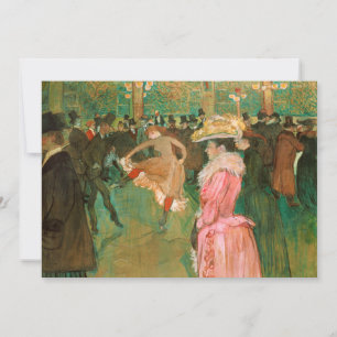 Carte De Remerciements Toulouse-Lautrec - Au Rouge, La Danse