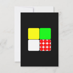 Carte De Remerciements Tour de France Jerseys 3 Noirs