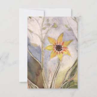 Carte De Remerciements Tournesol
