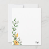 Tournesols dansants Eucalyptus Nom personnalisé