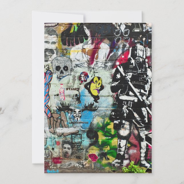 Carte De Remerciements tout autour (Devant)