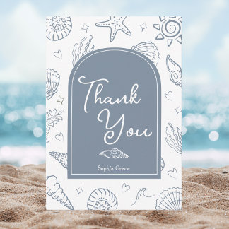 Carte De Remerciements Tout ce que je vois est Amour Poussière Bleue Cart