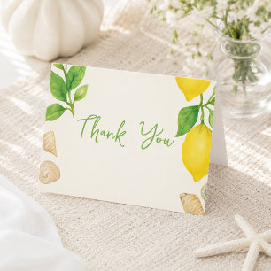 Carte De Remerciements Tout ce que je vois est l'amour Art Jaune Citron C