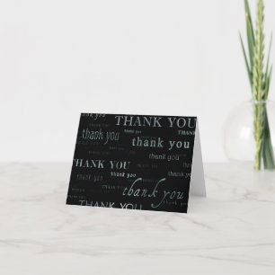 Carte De Remerciements tout les remerciez yous