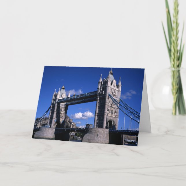 Carte De Remerciements Tower Bridge dans les années 90 (Devant)