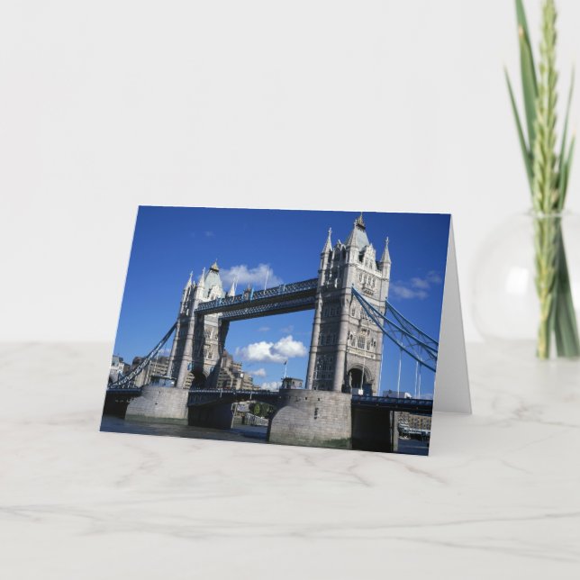 Carte De Remerciements Tower Bridge dans les années 90 (Devant)