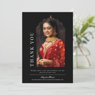 Carte de remerciements traditionnel Arch Graduatio