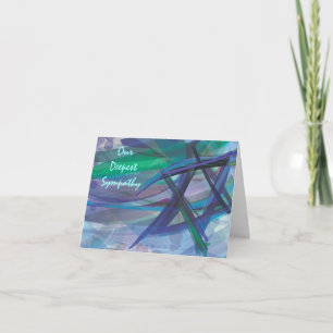 Carte De Remerciements Transparent Star Ohev Shalom Sympathy You Card #5