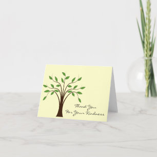 Carte De Remerciements Tree of Life Thank You