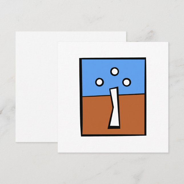 CARTE DE REMERCIEMENTS TROIS CROIX DE BALLE (Devant / Derrière)