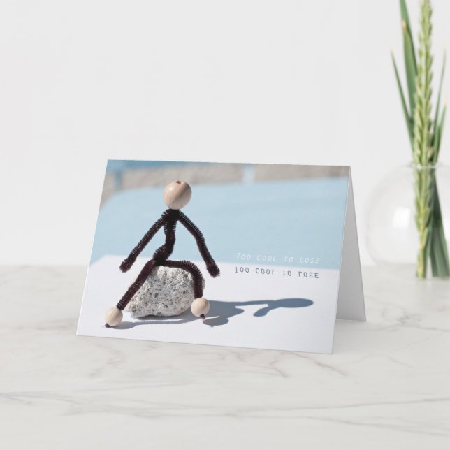 Carte De Remerciements Trop cool pour perdre (Devant)