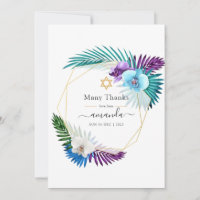 Tropical Orchid Gold Frame Photo juive