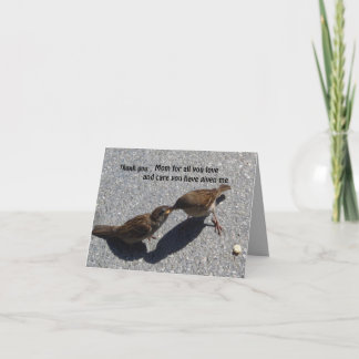 Carte De Remerciements Tu aimes maman_