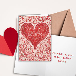 Carte De Remerciements Tu me fais vouloir être une meilleure personne