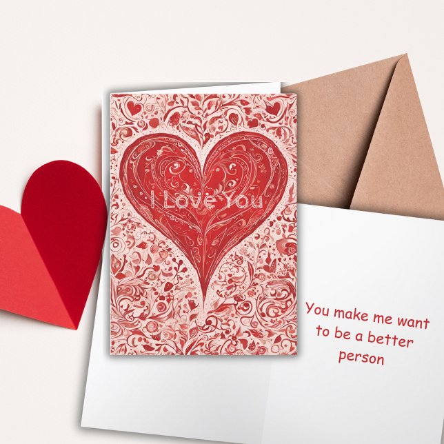 Carte De Remerciements Tu me fais vouloir être une meilleure personne (Créateur téléchargé)