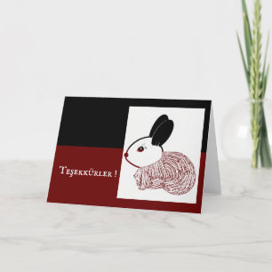 Carte De Remerciements turc