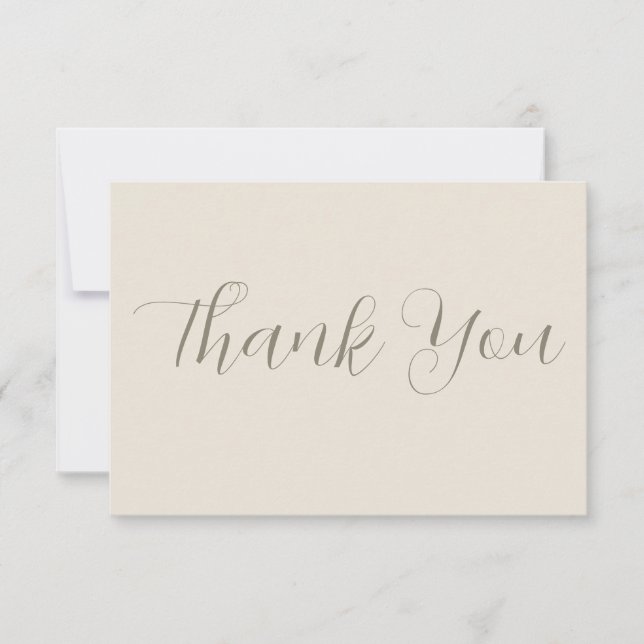 Carte De Remerciements Tuscan Villa Thank You Card (Devant)