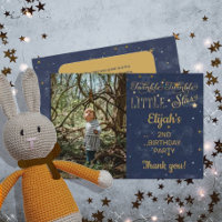 Twinkle Twinkle Little Star Boy 2e fête d'annivers