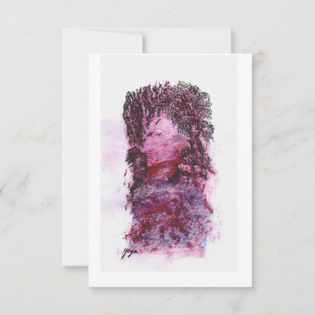 Carte De Remerciements Type moderne (Devant)