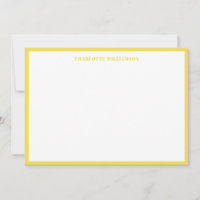 Typographie en gras Nom personnalisé Bordure jaune