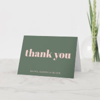 Typographie Gras Rose bleu vert personnalisé