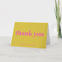 Typographie moderne en gras Mariage rose vif