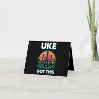 Uke A Obtenu Ce Drôle Ukulele Player Guitare Music