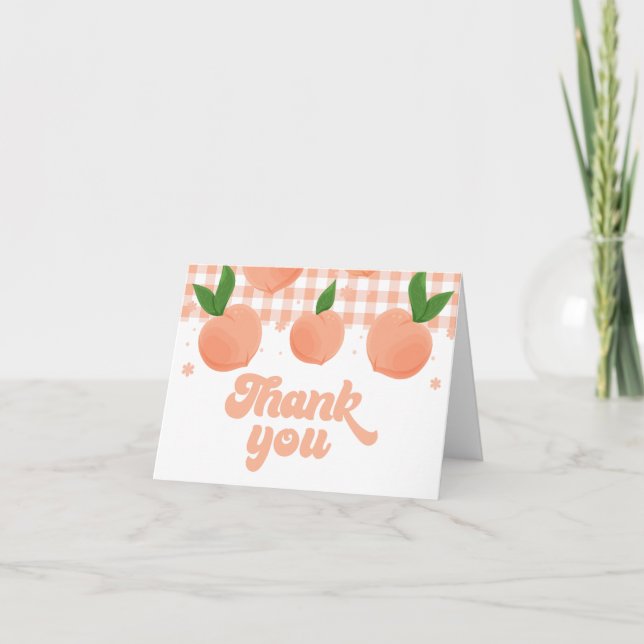 Carte De Remerciements Un anniversaire de pêche douce (Devant)