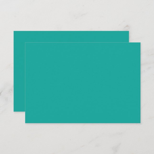 Carte De Remerciements un arrière - plan vert avec un (Devant / Derrière)