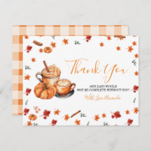 Un Bébé brasse un Baby shower Citrouille Spice Cof