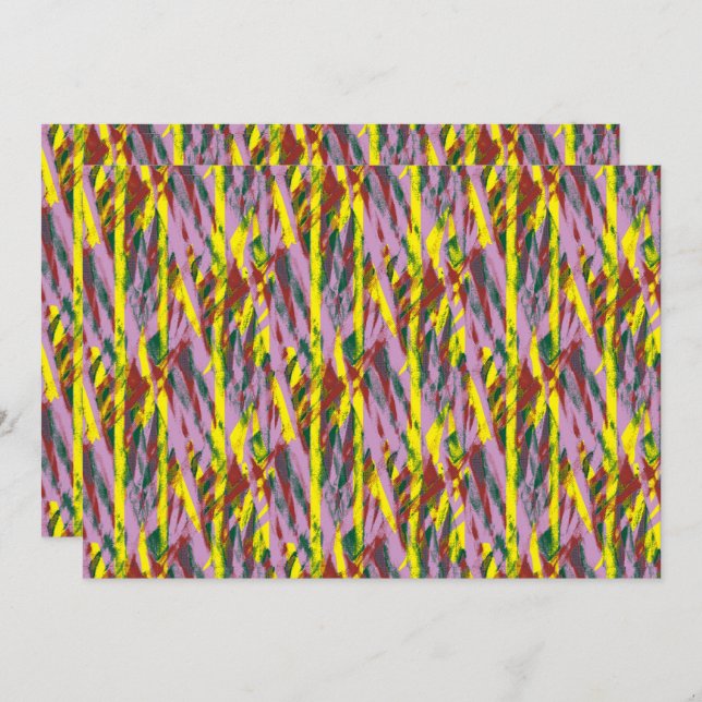 Carte De Remerciements Un chat gris et moelleux aux yeux verts s'installe (Devant / Derrière)