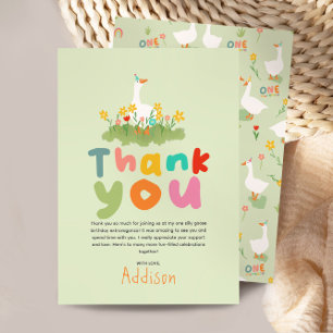 Carte De Remerciements Un joyeux anniversaire pour un enfant d'un an Sill