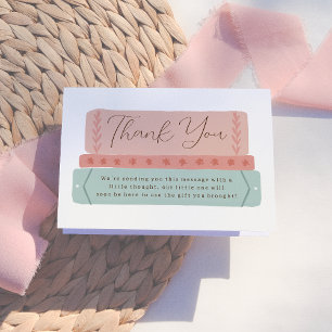 Carte De Remerciements Un nouveau chapitre   Baby shower Storybook dessin