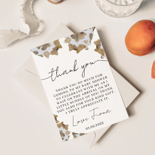 Carte De Remerciements Un petit cowboy est sur le chemin