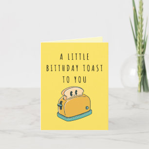 Carte De Remerciements Un petit toast d'anniversaire pour vous-drôle mess