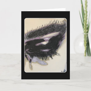 Carte De Remerciements 'Un souvenir dans l'obscurité' Tableau sur un