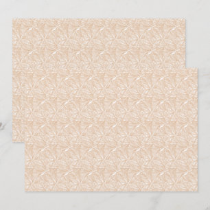 Carte De Remerciements Un tapis marron avec un motif complexe se trouve s